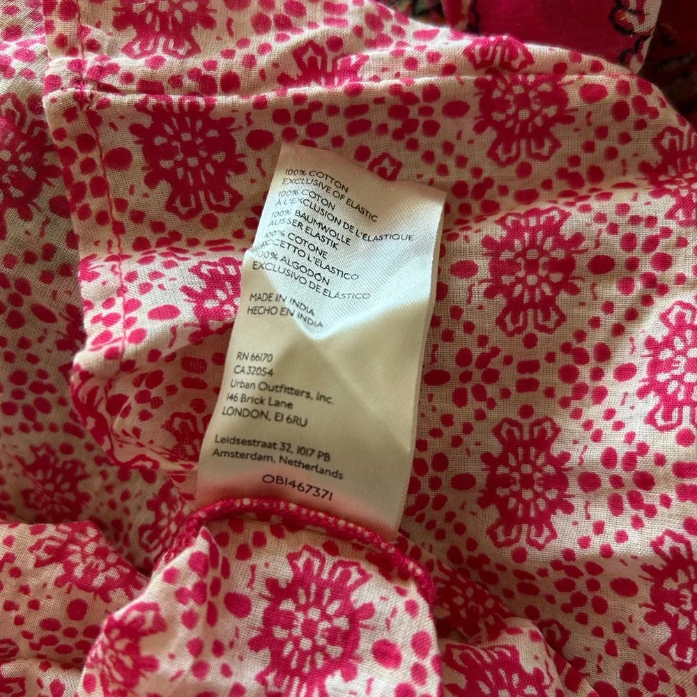 Free People Pink and Cream Floral Smocked Tank - Picture 8 of 12